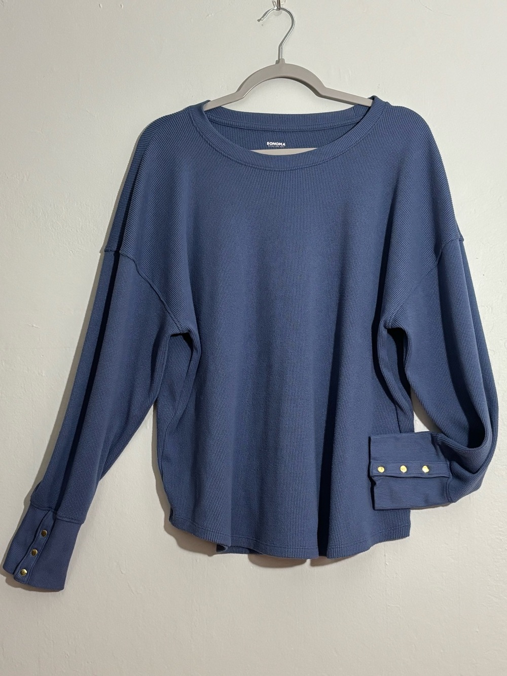 Sonoma stretch waffle-knit thermal top XXL